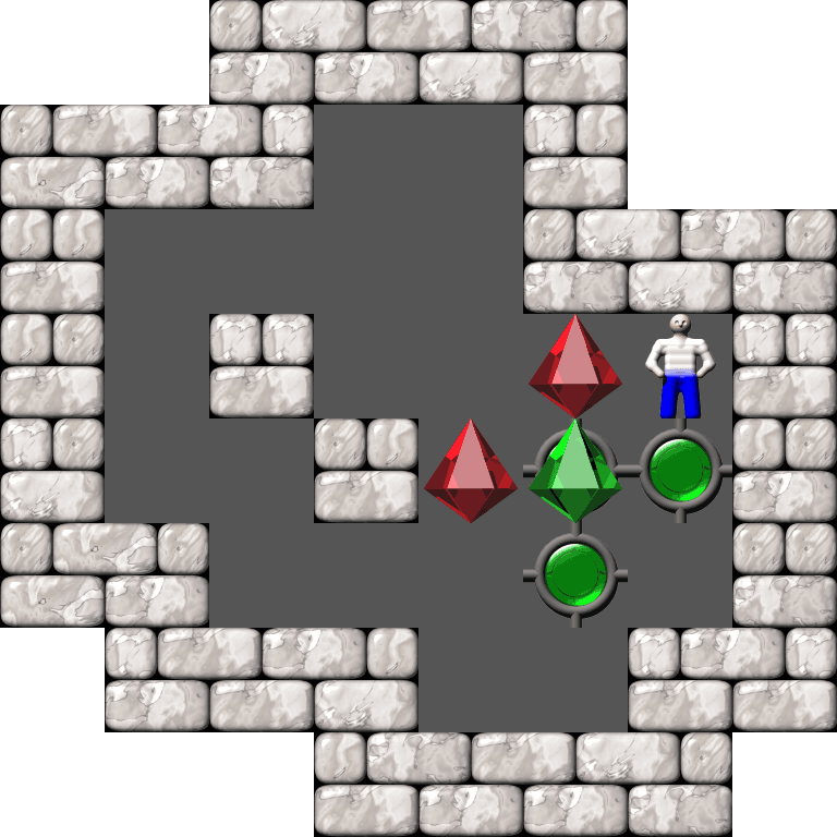 Sokoban F. Pokorny collection level 16